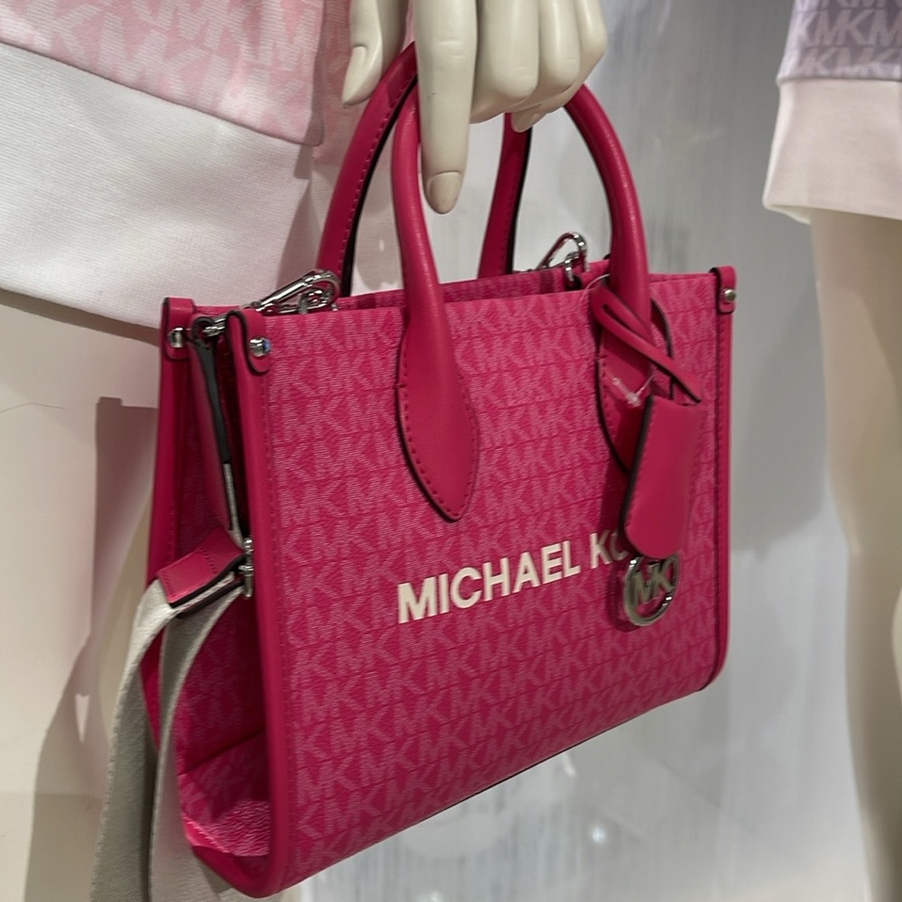Michael Kors Mirella Small Signature Logo Crossbody Bag
Dragonfruit 
NWT - Picture 16 of 16